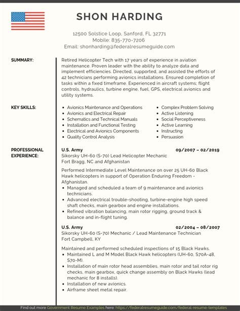 Government Jobs For Prior Military