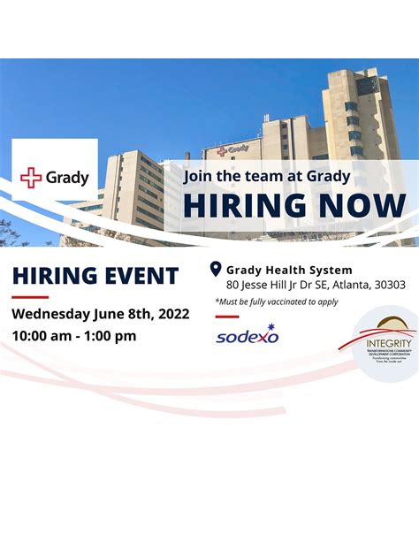 Grady Hospital Hiring Event