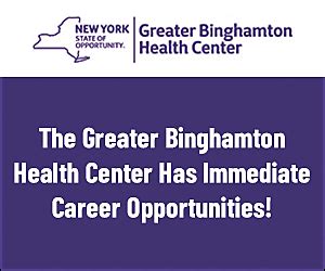 Greater Binghamton Health Center Jobs