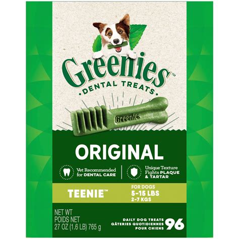 Greenies Original Regular Natural Dog Dental Care Chews Oral Health Dog