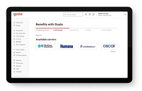 Gusto Benefits Management