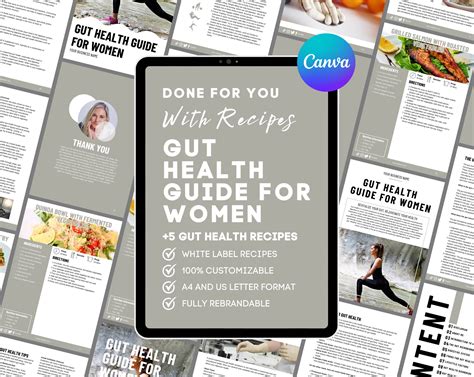 Gut Health Guide Nutrition Template Digestive Health Life Coaching Resources Dfy Coaching Template Lead Magnet Gut Diet Ebook Canva Template Etsy