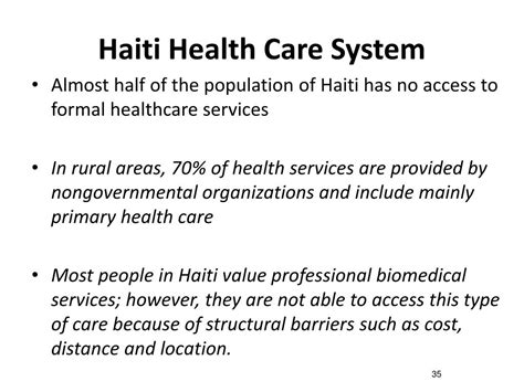 Haiti Health System Structure