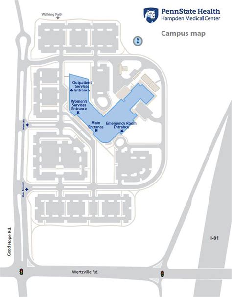 Hampden Medical Center Map