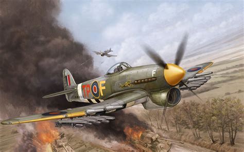 Hawker Typhoon Top Speed