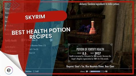 Healing Potion Skyrim Id