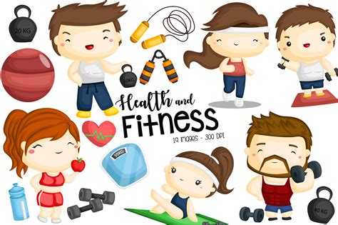 Health And Fitness Clip Art