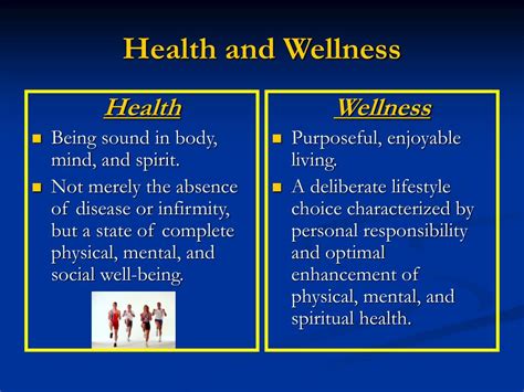 Health And Wellness Ppt