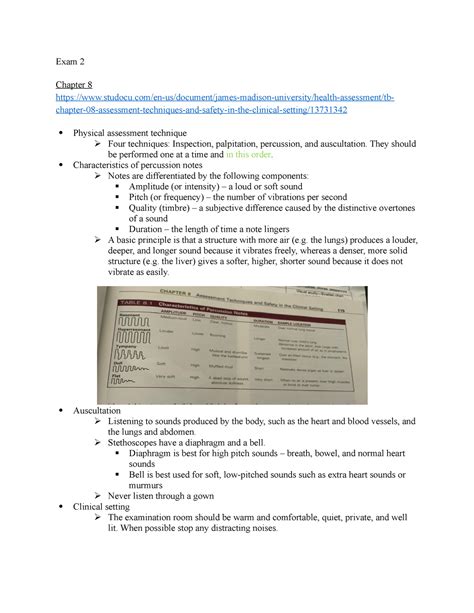 Health Assessment Exam 2