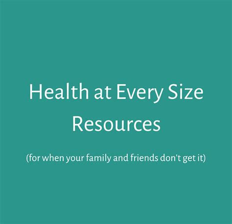 Health At Every Size Resources