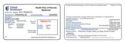 Nevada Health Card Information