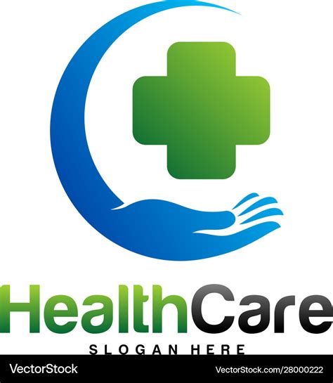 Health Care Logo Royalty Free Vector Image Vectorstock