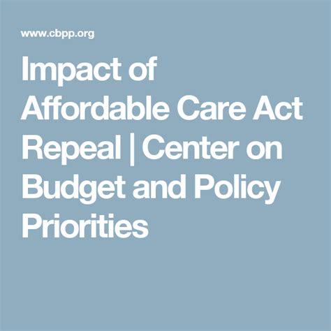 Health Care Repeal Policy