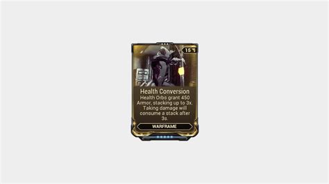 Health Conversion Warframe Price