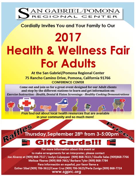 Health Fair Activities For Adults