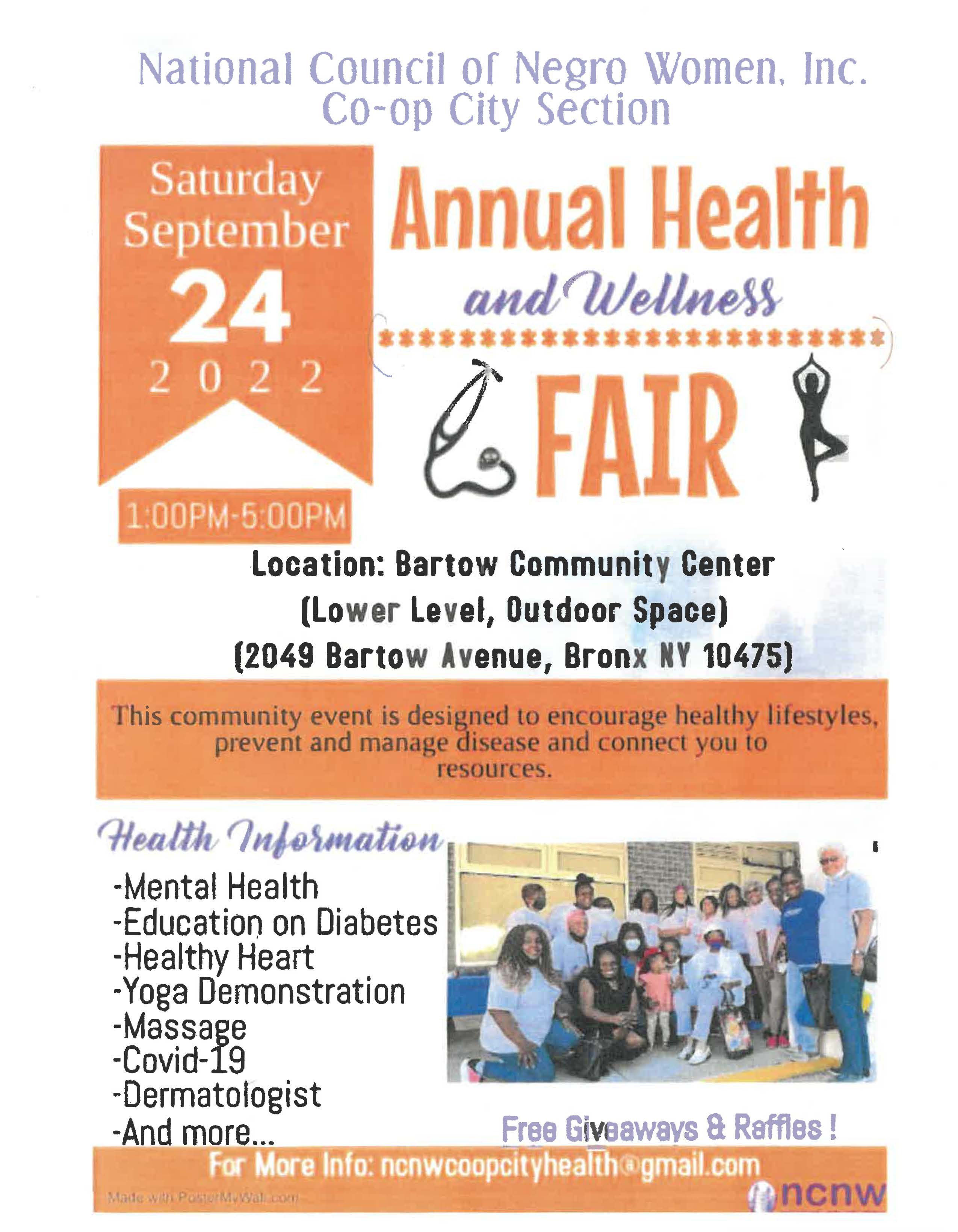 Health Fair Near Me Today