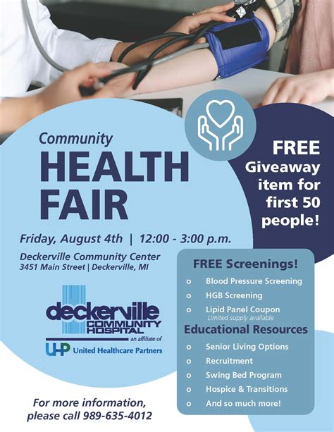 Health Fair Screenings