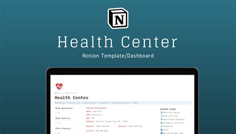 Health Hub Notion Template