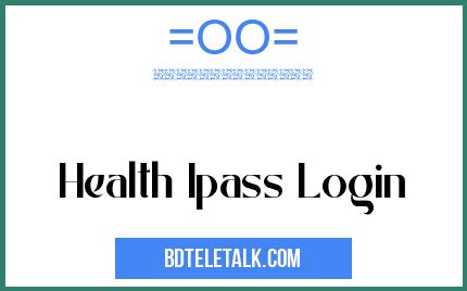 Health I Pass Login