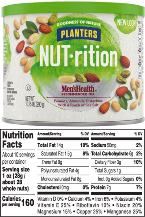 Health Nut Nutrition Facts