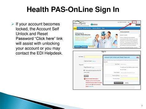 Health Pas Online Login