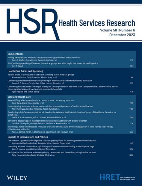 Health Service Research Topics