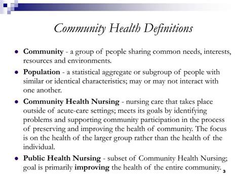 Health Variables Definition