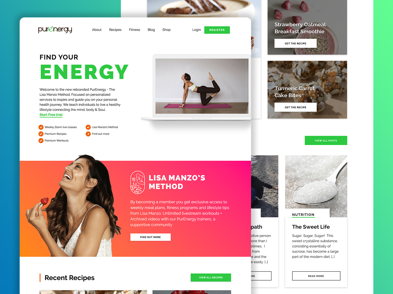 Health Wellness Website