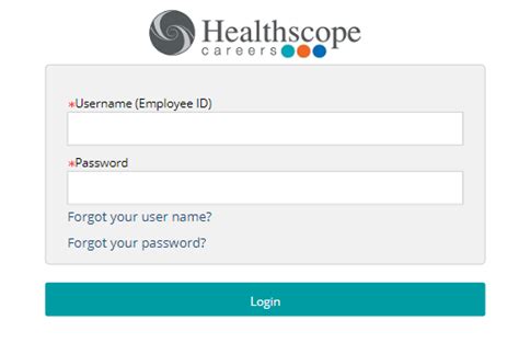 Healthscope Login