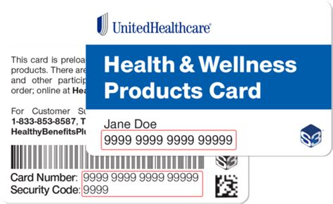 Healthy Benefits Check Card