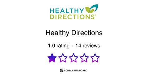 Healthy Directions Complaints