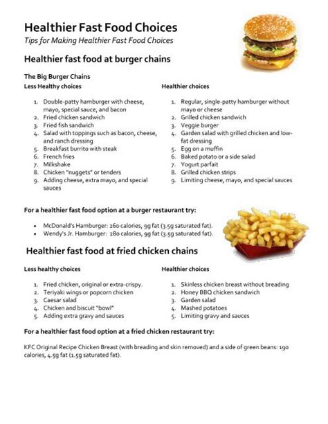 Healthy Fast Food Orlando Health