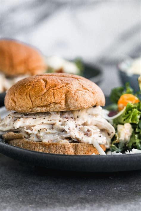 Healthy Shredded Chicken Sandwich Recipes