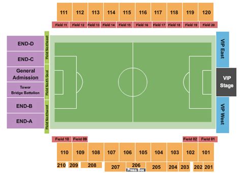 Heart Health Park Seating Map