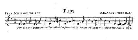 History Of Taps Lyrics