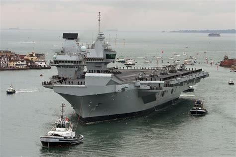 Hms Queen Elizabeth Portsmouth Today