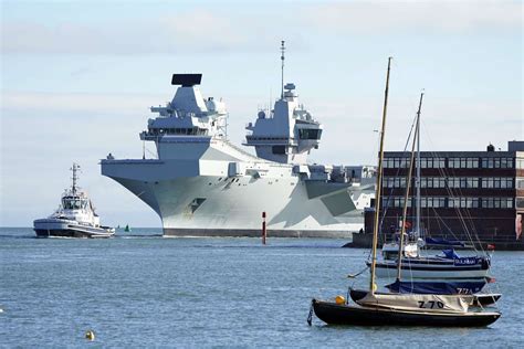 Hms Queen Elizabeth Returns To Home Port After Replacing Sister Ship On