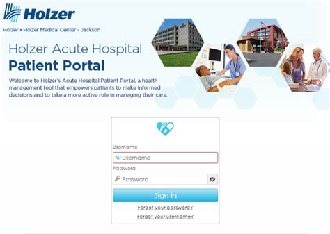 Holzer Health System Patient Portal