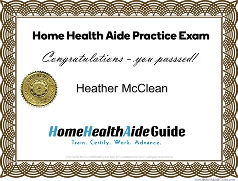 Home Health Aide Certificate Online