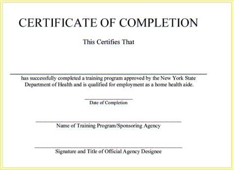 Home Health Aide Certificate Verification