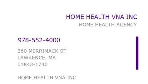 Home Health Vna Lawrence Ma