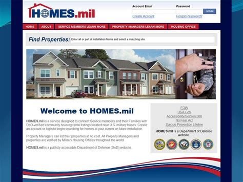 Homes Mil Login