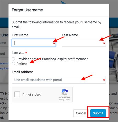 Homestead Hospital Patient Portal