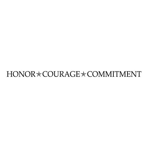 Honor Courage Commitment Meaning