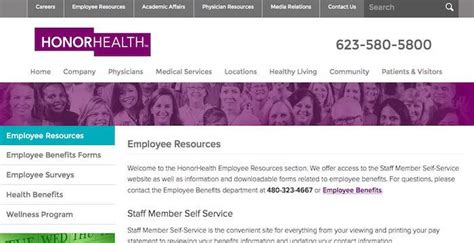 Honorhealth Email Login To Honorhealth Com Employee Resources