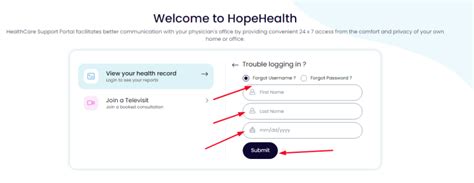 Hope Health Patient Portal