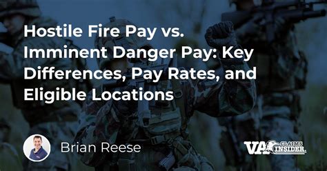 Hostile Fire Pay Vs Imminent Danger Pay Key Differences Pay Rates And Eligible Locations