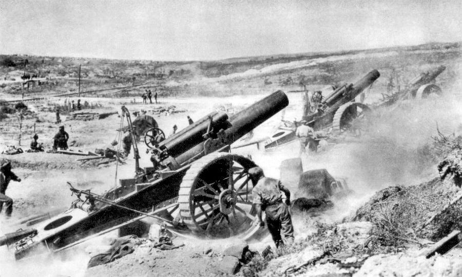 How Did Artillery Affect Ww1