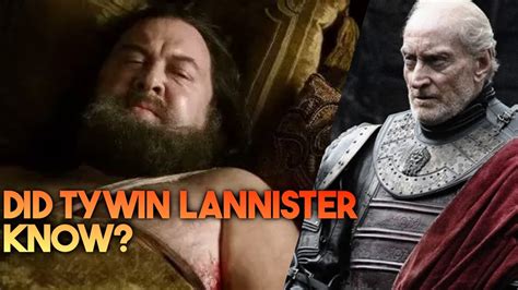 How Did Tywin Lannister Die