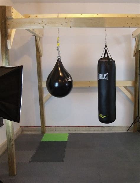 How To Build A Punching Bag Stand Home Gym Garage Punching Bag Stand